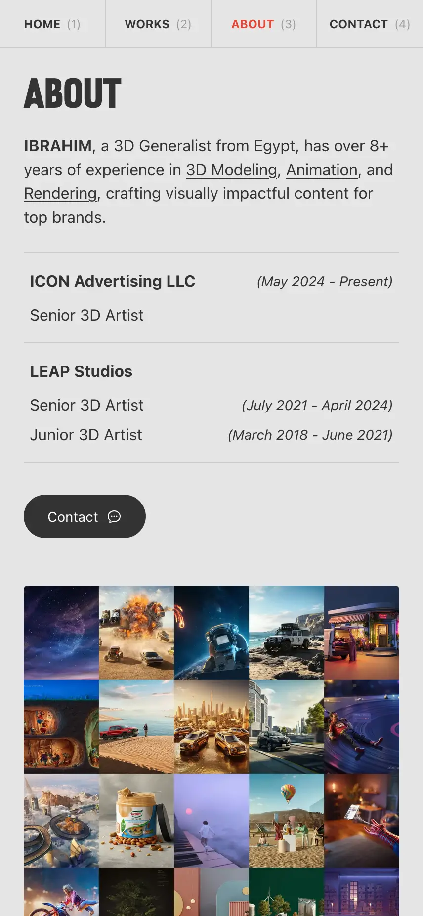 Ibrahim Satour Responsive View