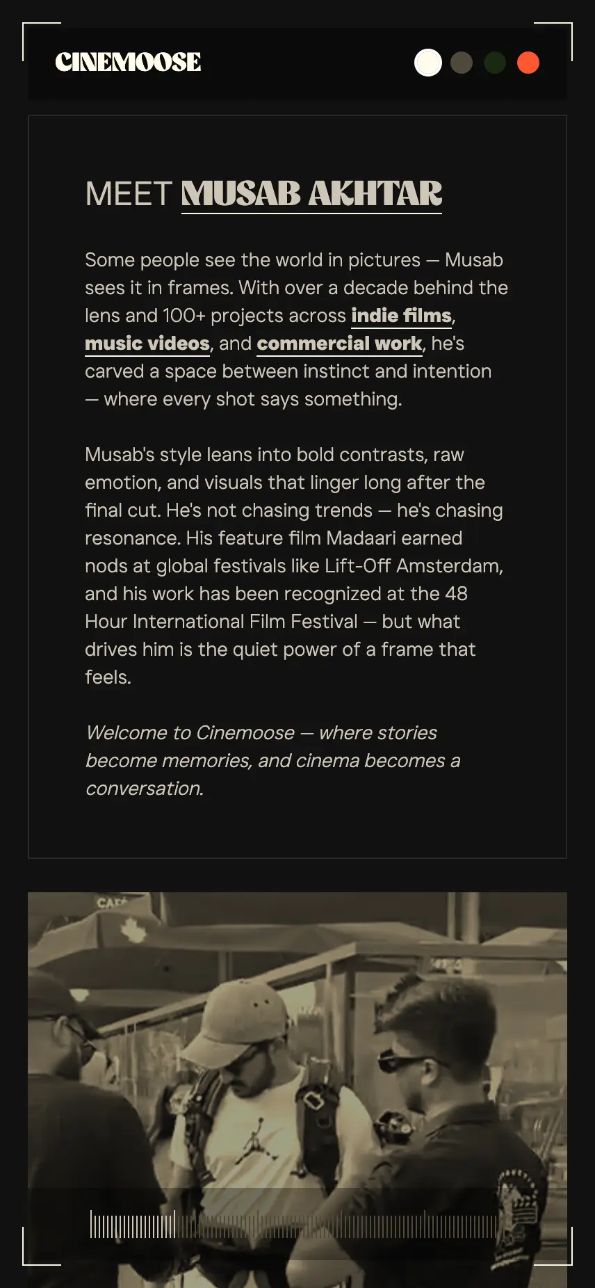 Cinemoose Responsive View