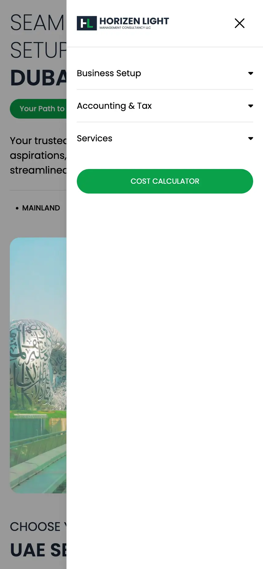Horizen Light Responsive View
