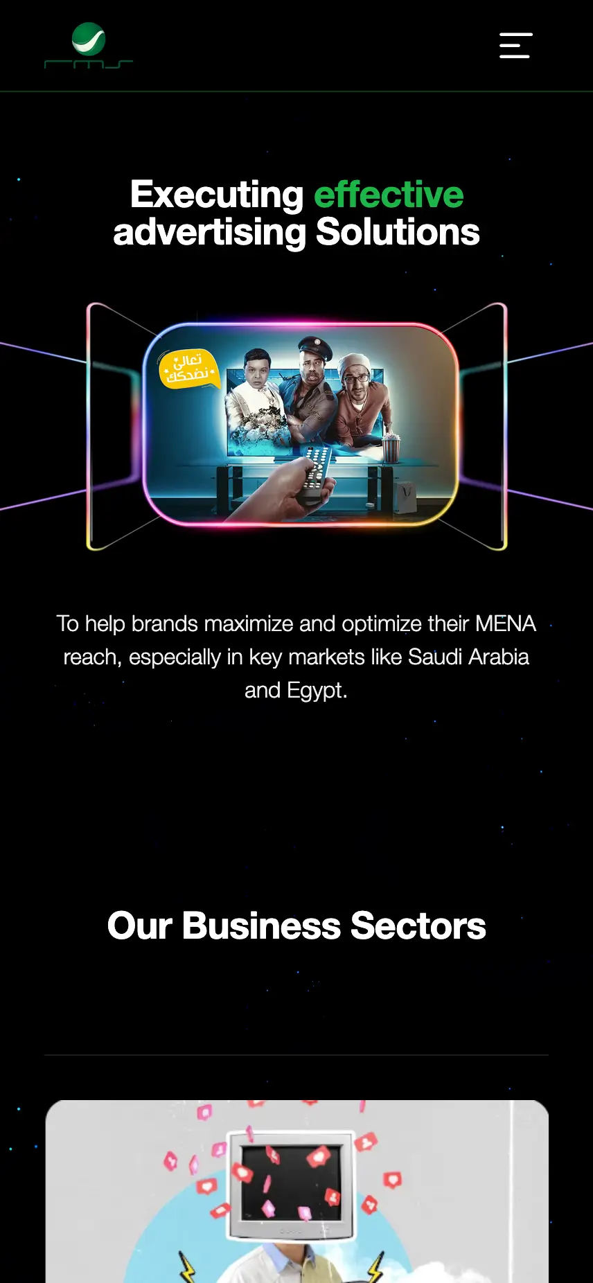 Rotana Media Group Responsive View